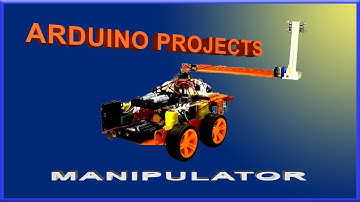 Arduino project. Robot with a Manipulator. Mars Rover.