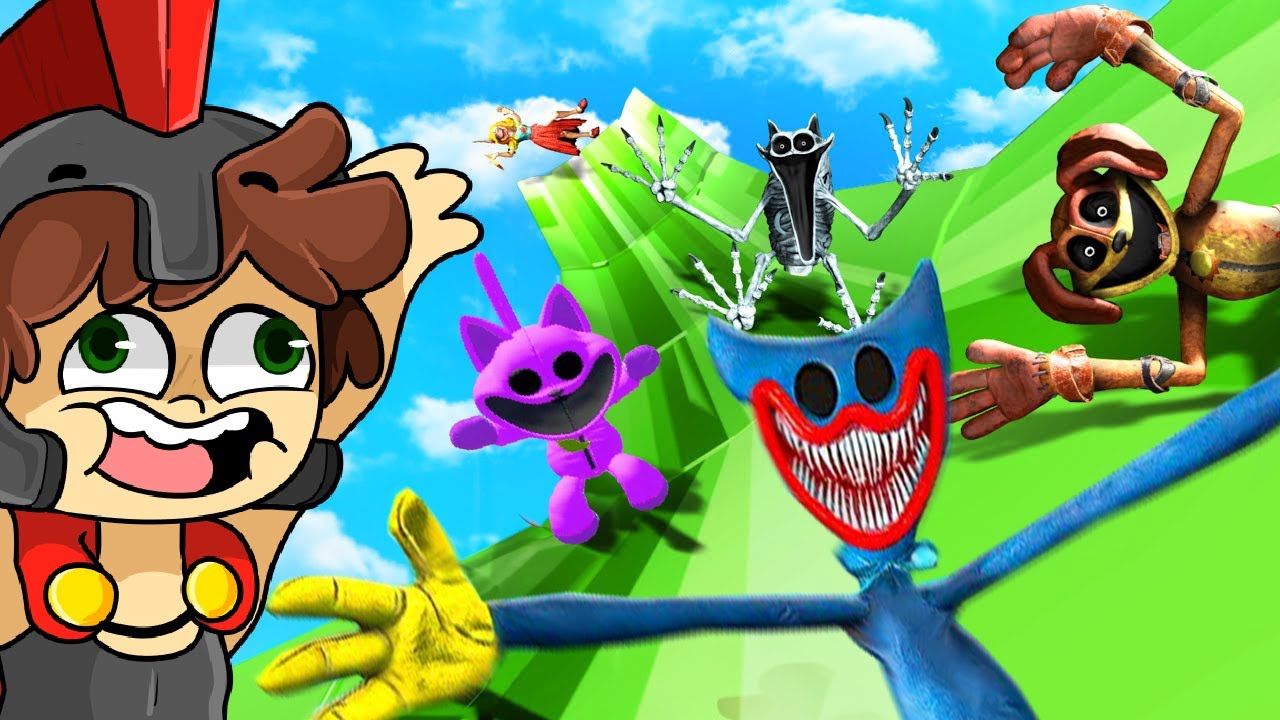 MEGA RAMPA vs POPPY PLAYTIME 😱 ¿SOBREVIVIRÁN?