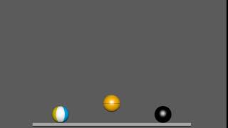 Balls falling, Maya animation
