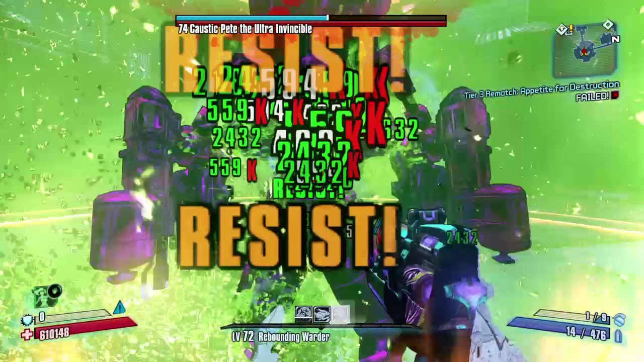 Borderlands 2 PyroCaustic Maya vs PyroCaustic Pete L72