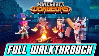Minecraft Dungeons - Full Game Gameplay Walkthrough - (No Commentary)