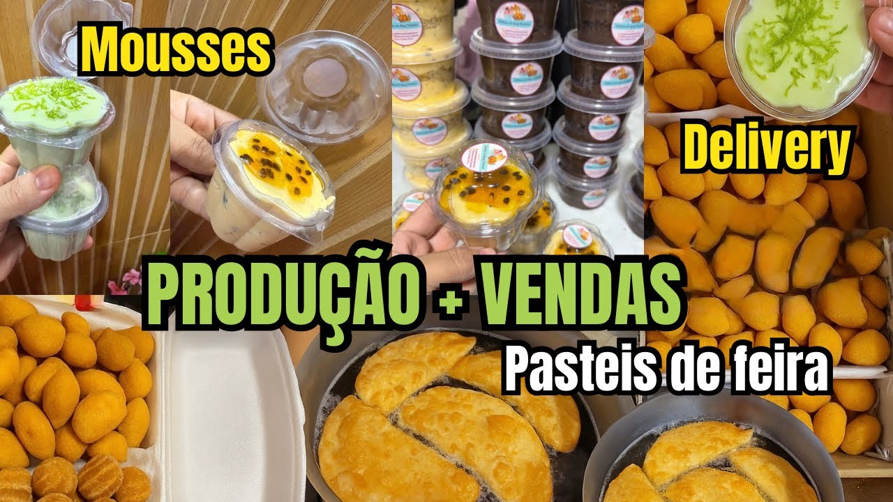 👉 Produção de Bolo no Pote + Mousses | Muitas Vendas e Lanches Bombando no Final de Semana