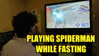 Playing SpiderMan on Ps5 in Ramadan *Gone Wrong*