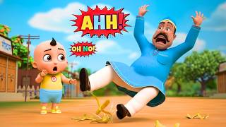 लाला जी ने केला खाया | Lalaji Ne Kela Khaya | Kids Rhymes - Zappy Toons