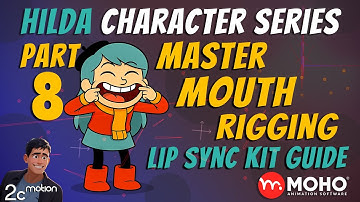 Hilda Character Series: Building a Lip Sync Kit and Mouth Rig in Moho (Part 8)