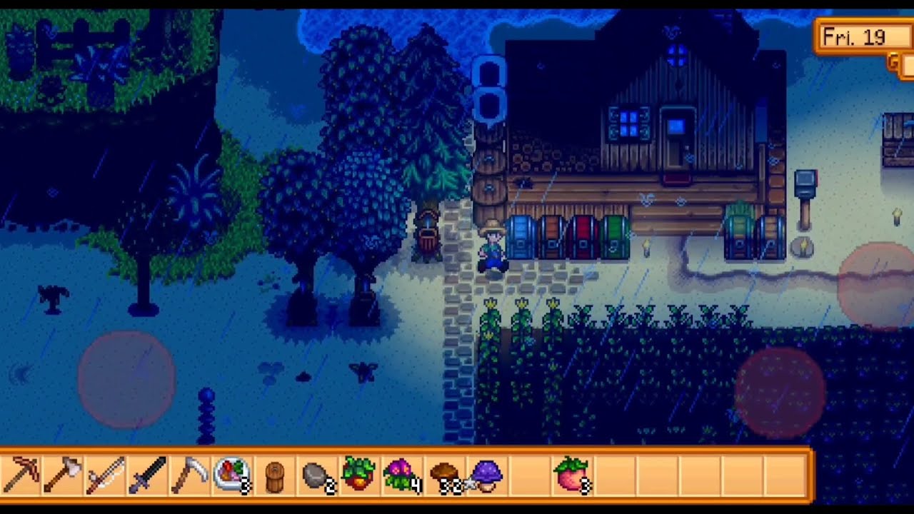 stardew valley mobile (1.5.6.39) beach farm series 16 day1921 summer