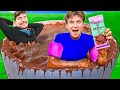 Last To Leave Mr. Beast Chocolate Hot Tub WINS $10,000