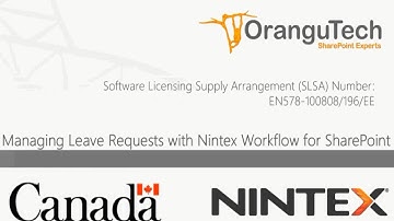 Managing Leave Request with Nintex Workflow for SharePoint Webinar