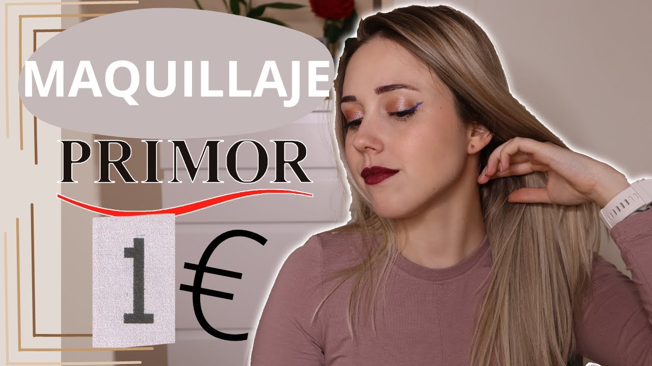 PROBANDO•MAKEUP 1€ @PRIMOR 🤭 #primor #probandoproductos #1euro #maqu