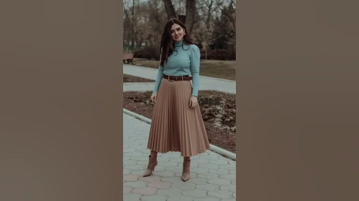 10 ways to style a pleated skirt ❤️💖#fashion #skirt #manikemove - DayDayNews