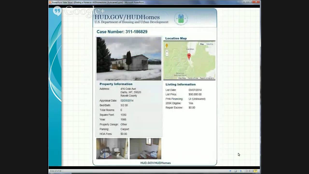 Finding a hud home youtube