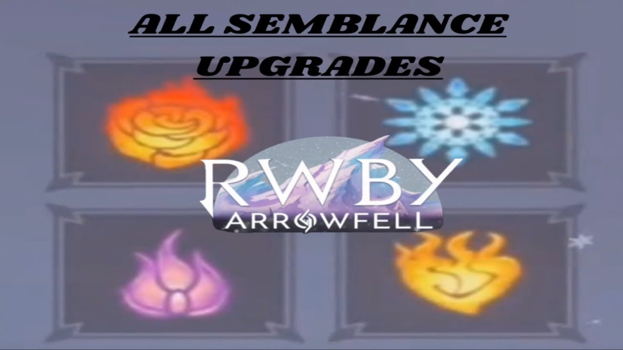 RWBY Arrowfell - All Semblance Upgrades 4K #rwby #rwbyarrowfell # ...