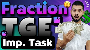 Fraction Ai Airdrop Mainnet - Imp. Task For Rewards Claim