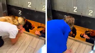 U.S. Womens Soccer Team Stuck In Hotel Elevator for 45 Minutes