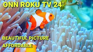 🔌 ONN ROKU HD TV 24" – Easy Setup and Amazing Picture Quality