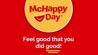 Feel good that you did good!  McHappy Day 2024