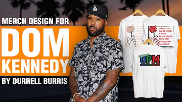 DESIGNING MERCH FOR @DopeitsDom  ! | MERCH DESIGN IN ILLUSTRATOR | DOM KENNEDY