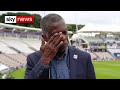 West Indies legend Michael Holding breaks down discussing racism in the UK