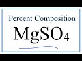 Percent Composition and Molar Mass