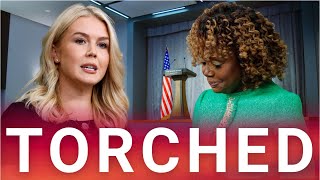 Karoline Leavitt blasts Karine Jean-Pierre for her role in Biden cover-up
