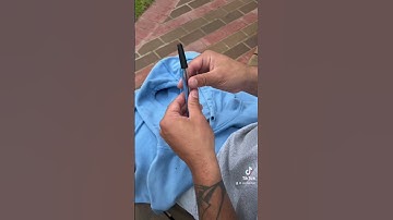How to put a hoodie string back in? #vintage #hoodie