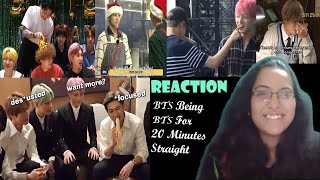 BTS Being BTS for 20 Minutes Straight | BTS REACTION🔥💜(😁😂BTS Chaos😈🤣)