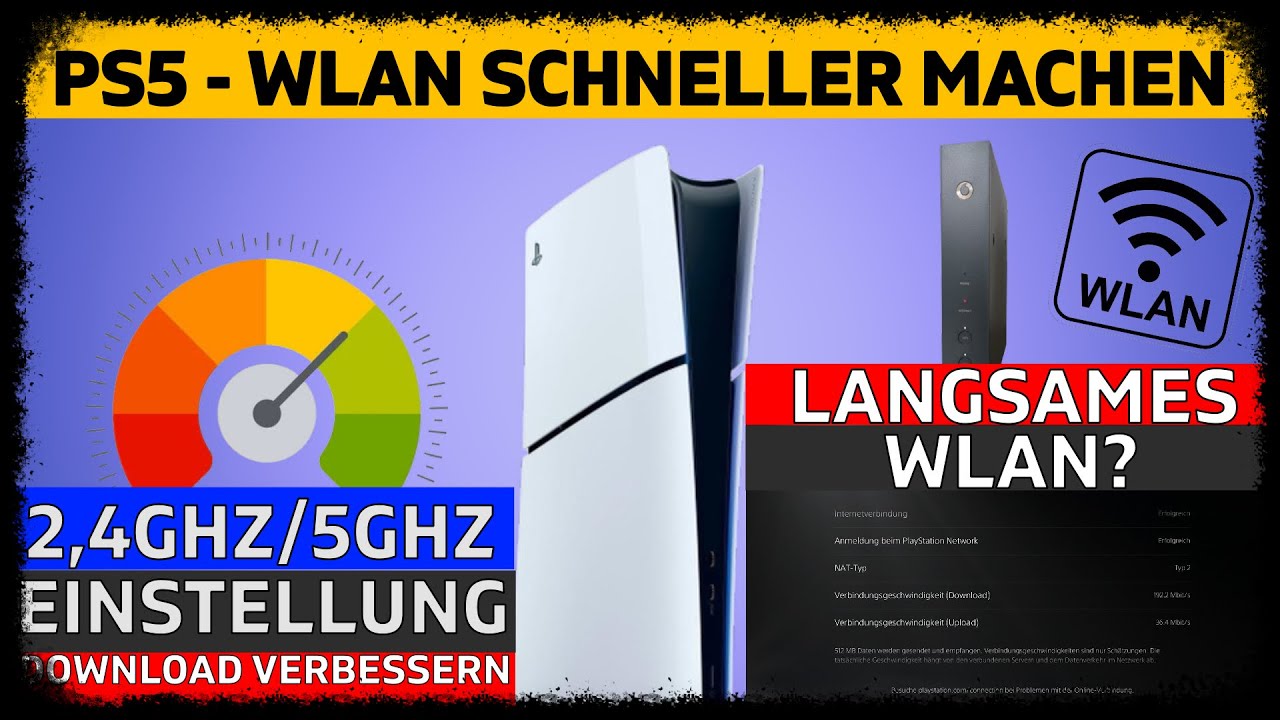 So machst du deine PS5 wieder SCHNELLER! TEIL 4 - PS5 Download beschleunigen mit WLAN Optimierung