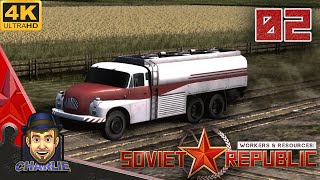 PROVIDE OUR OWN RESOURCE! - Workers and Resources Gameplay - 02 - Soviet Republic Lets Play