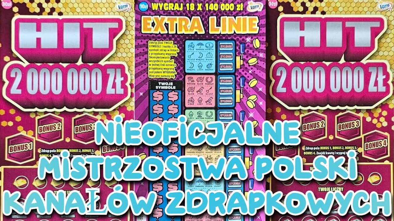 HIT! 🔥 Nieoficjalne Mistrzostwa Polski Kanałów Zdrapkowych 🤩 #zdrapki #lotto #scratch #zdrapkilotto 