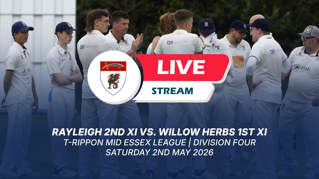 Rayleigh 2nd XI vs Willow Herbs 🔴 LIVE MID ESSEX LEAGUE CRICKET