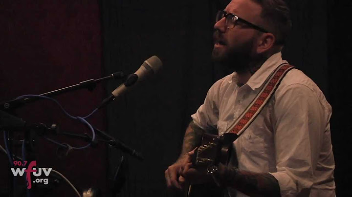 City and Colour - "Grand Optimist" (Live at WFUV)
