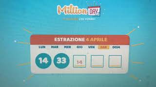 Million Day, estrazione di oggi sabato 4 aprile 2020
