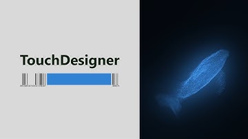 Particle Whale | TouchDesigner Tutorial | Free Project File (.toe)