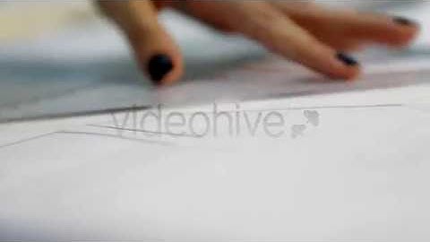 Technical Drawing - Stock Video