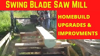 DIY Swing Blade Sawmill Homemade   portable, Build your own cabin.