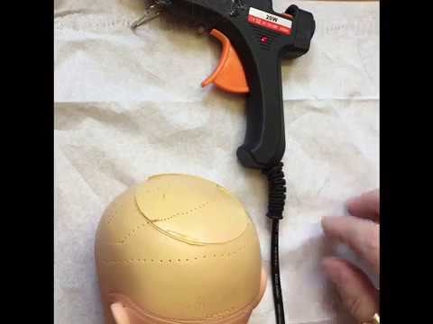 DOLL WIG TUTORIAL 2 - HOW TO MAKE A WOOL/YARN WIG FOR A LARGER DOLL - ADULT COLLECTOR - YouTube