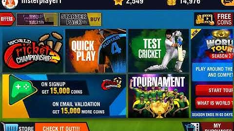 How to change player name in wcc2