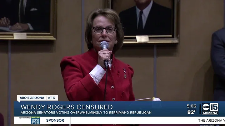 Arizona State Senator Wendy Rogers censured for co...