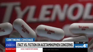 Fact vs. fiction on acetaminophen concerns