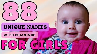 88 Unique Names & Meanings for Baby Girls 2023 | Cuddles Lane #baby #youtube