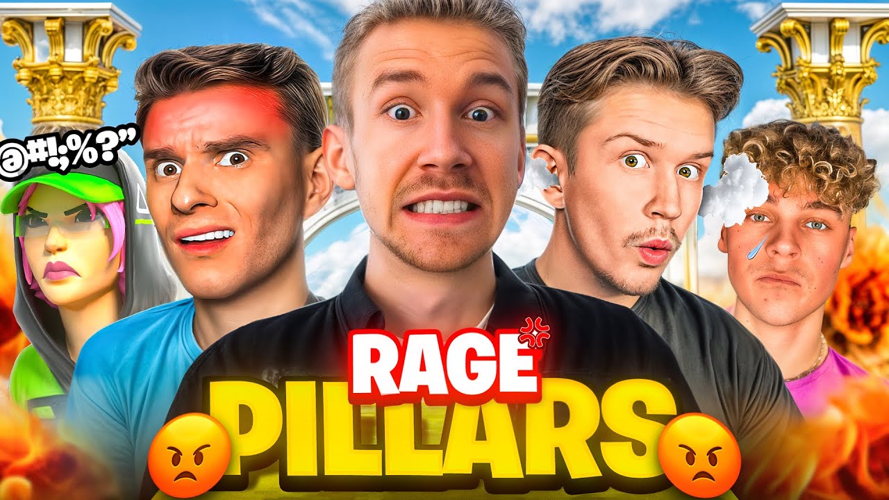 FORTNITE PILLARS MIT YOUTUBERN ESKALIERT 🤬 (es ist eskaliert...)