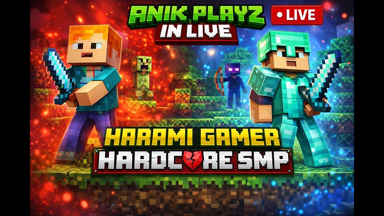 Hardcore SMP Live 😱 Can I Survive Minecraft With One Life?
