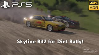 Gran Turismo 7 (PS5): Dominating 700 Rally with a 657 PP Nissan Skyline GT-R R32 on Hard