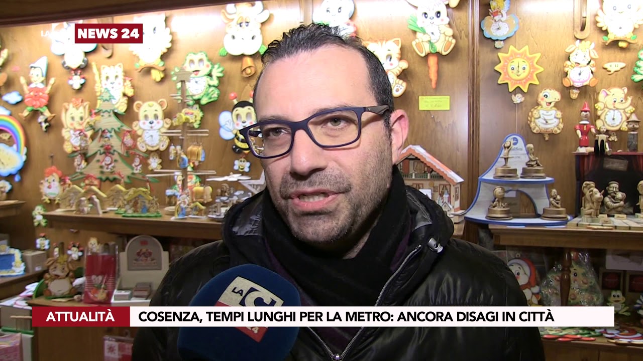 notizie del giorno COSENZA, TEMPI LUNGHI PER LA METRO: ANCORA DISAGI IN CITTÀ