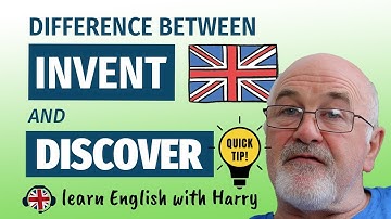Difference between INVENT and  DISCOVER | Advanced English lessons