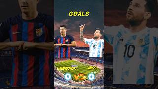 Lewandowski VS Messi #football