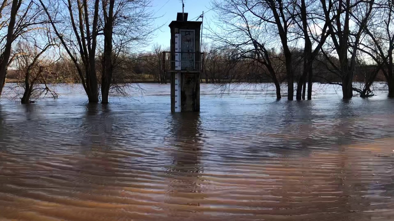 The Scottsville boat landing and CSX Railyard next to the James River