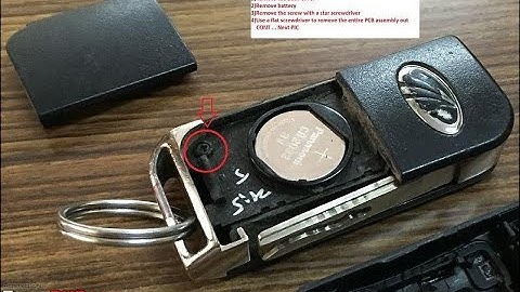 How To Change Remote Battery Of XUV500