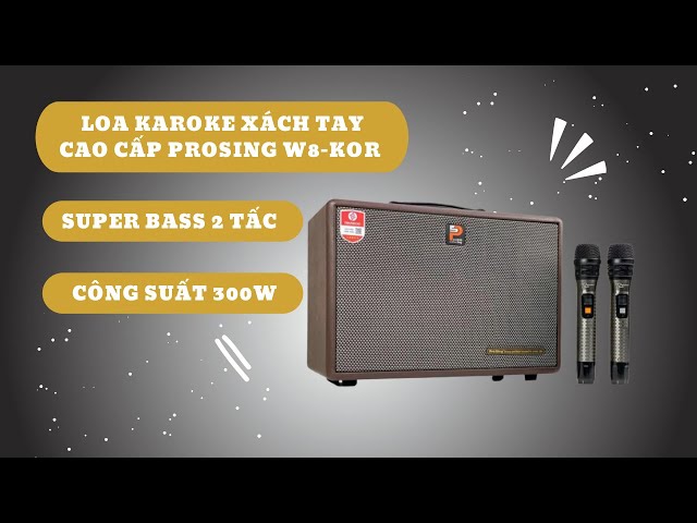 Đánh Giá Nhanh Loa Karaoke Xách Tay Cao Cấp ProSing W8 - Kor | Loa Xách Tay Hay Nhất Hiện Nay - YouTube