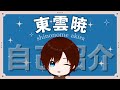【自己紹介】初めまして、東雲暁です!【新人Vtuber】